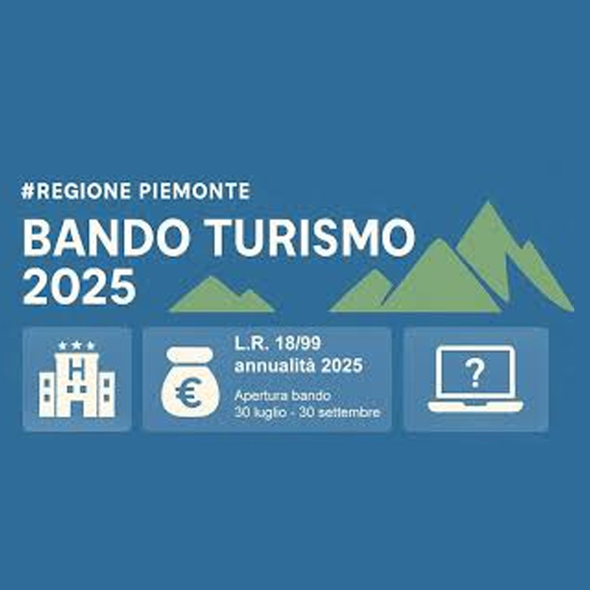 bando turismo piemonte